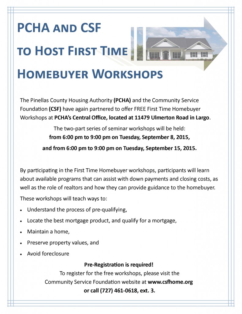 Homebuyer Workshop Flyer