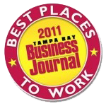 Tampa Bay Business Journal Best Places To Work 2011!